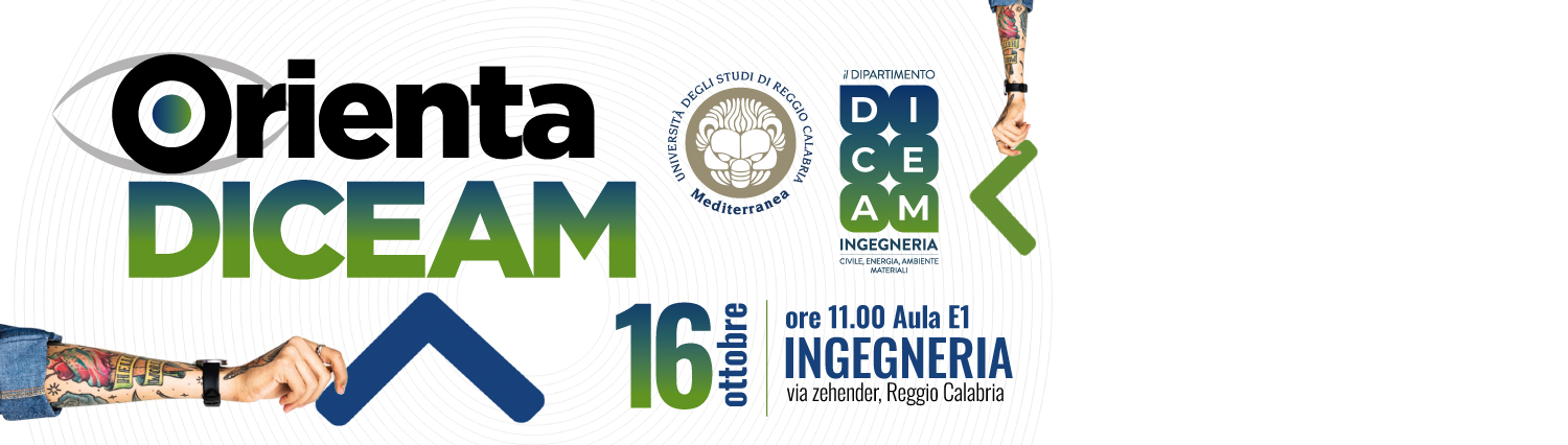 Orienta DICEAM - 16 ottobre - Orientamento in itinere per studenti DICEAM del II e III anno